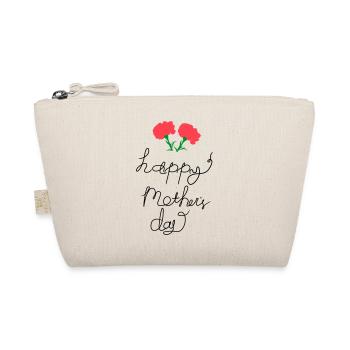 Joyeuse fête des mères lettrage manuscrit - Trousse biologique - nature - Devant