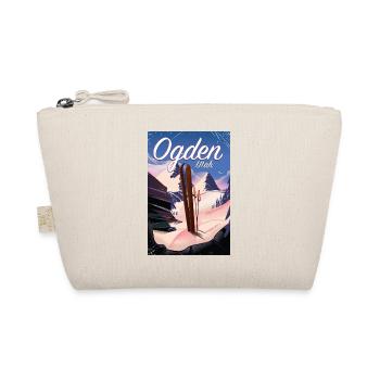 Ogden Utah Ski poster - Organic Pouch - nature - Front