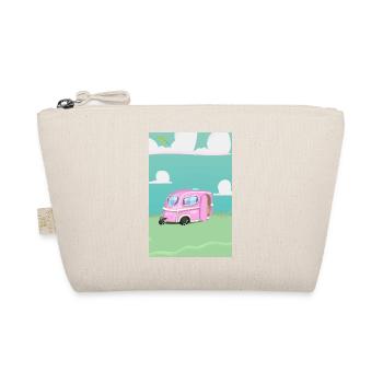 Dessin animé Pink Caravan - Trousse biologique - nature - Devant