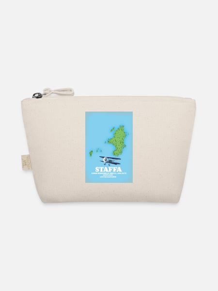Staffa Schottland Karte - Bio-Täschchen - Natur - Vorne