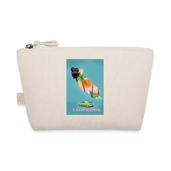 California Movies travel map - Organic Pouch - nature - Front