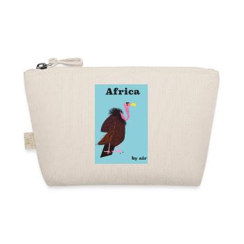 Africa By Air travel poster - Organic Pouch - nature - Front