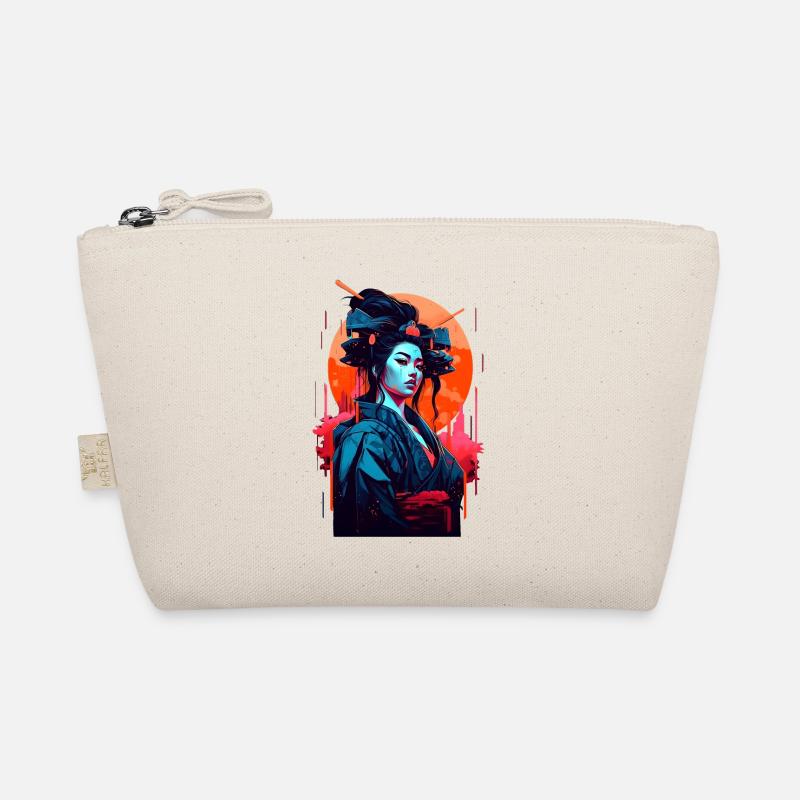 Retro Geisha - Bio-Täschchen - Natur