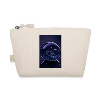 Bubbles in a bubble purple 2 - Organic Pouch - nature - Front