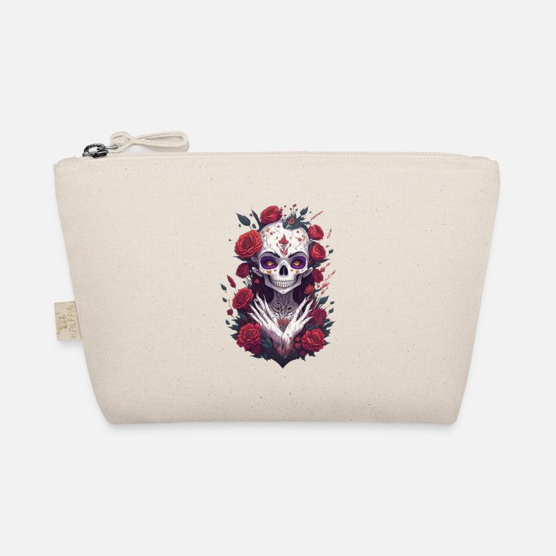 La Catrina 6 - Bio-Täschchen - Natur