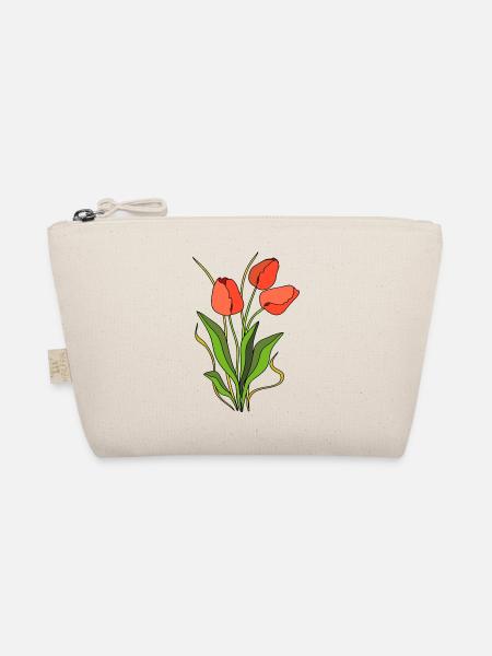 Blumen - Bio-Täschchen - Natur