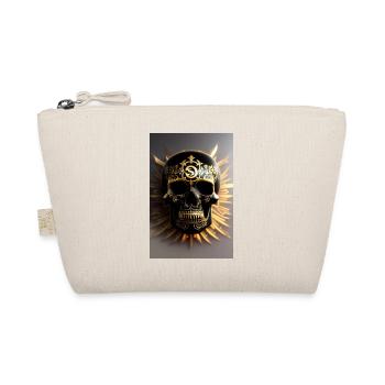 Black and gold skull - Trousse biologique - nature - Devant