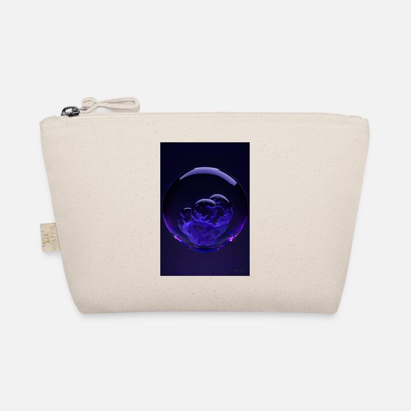 Clouds in a bubble purple3 Organic Pouch