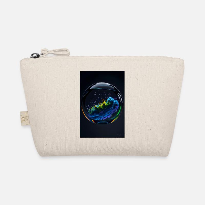 Clouds in a bubble rainbow 2 - Organic Pouch - nature