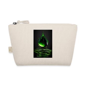 Drops green 4 - Organic Pouch - nature - Front