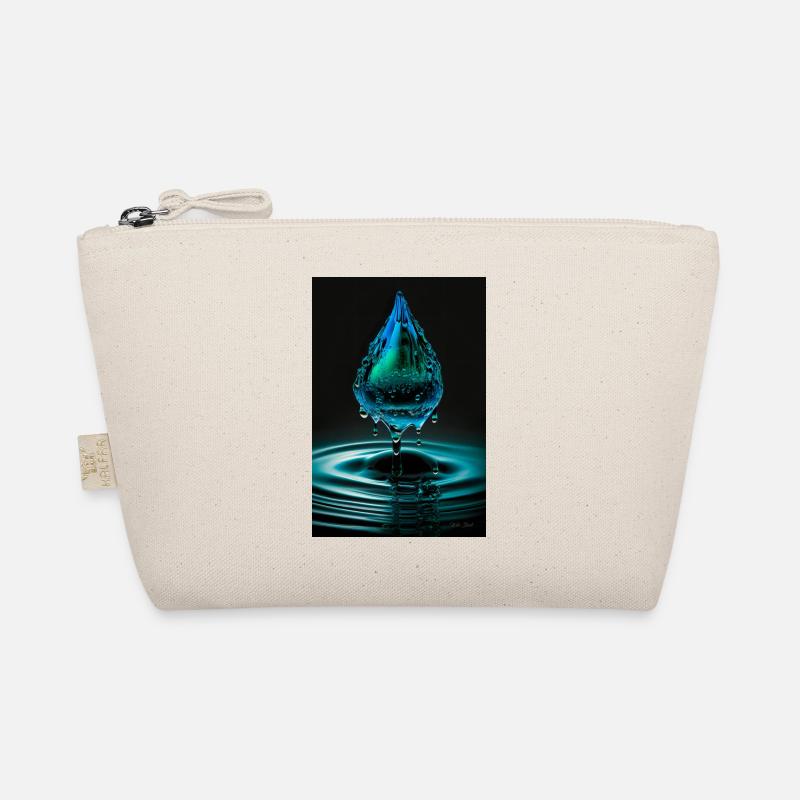 Drop cyan 3 Organic Pouch