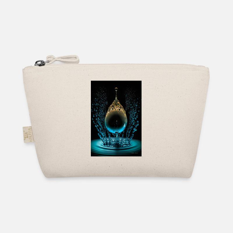 Drop cyan 4 Organic Pouch