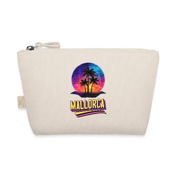 Majorca Spain Island Summer Palm Trees Beach Party - Organic Pouch - nature - Front