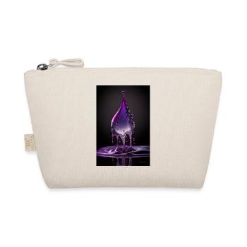 Drops purple 2 - Organic Pouch - nature - Front