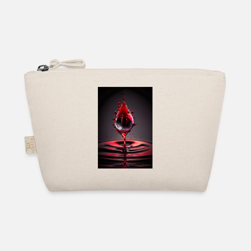 Drops red 2 - Organic Pouch - nature