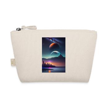 Paysage de New York avec pleine lune futuriste 1 - Trousse biologique - nature - Devant