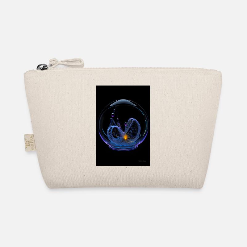 Kaos in einer Blase neon 2 Bio-Täschchen