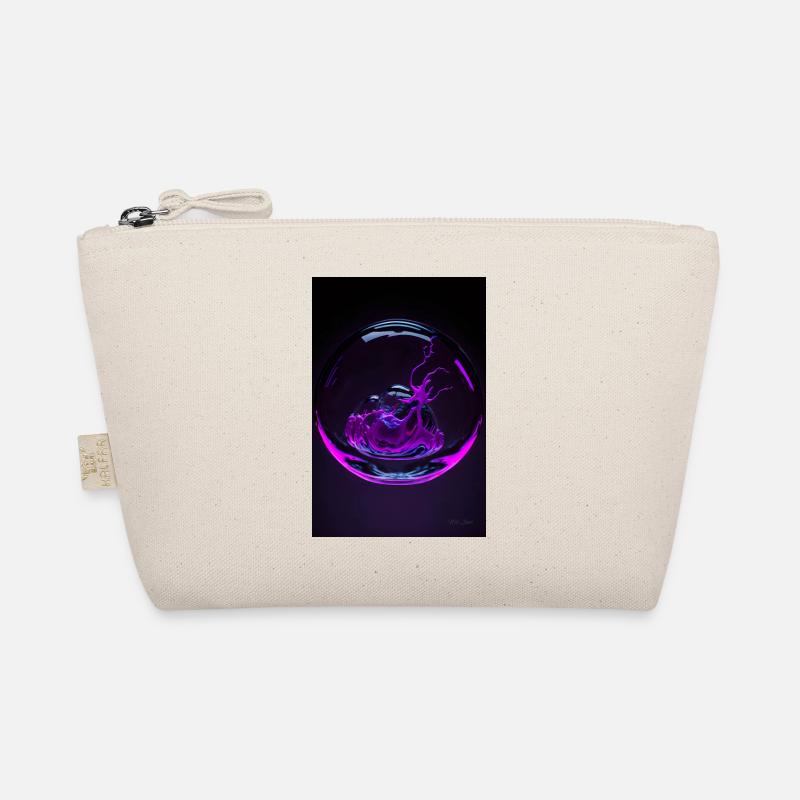 Kaos in einer Blase magenta 2 Bio-Täschchen