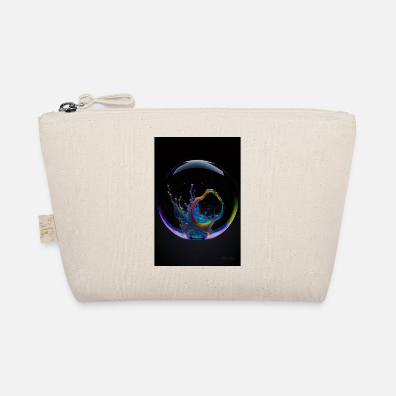 Kaos in einer Blase regenbogen 3 Bio-Täschchen
