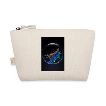Kaos in einer Blase regenbogen 4 - Bio-Täschchen - Natur - Vorne