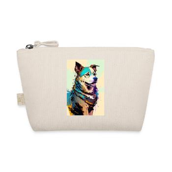 Inkpunk Dog 1 - Organic Pouch - nature - Front