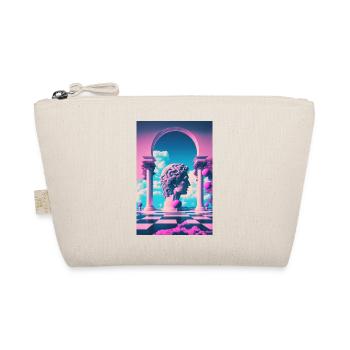 Eine Vaporwave Erkundung von Schönheit und Antike - Bio-Täschchen - Natur - Vorne