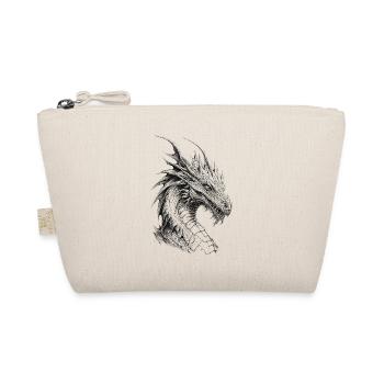 Mythischer Drache. Eine Legende in Grautönen. - Bio-Täschchen - Natur - Vorne