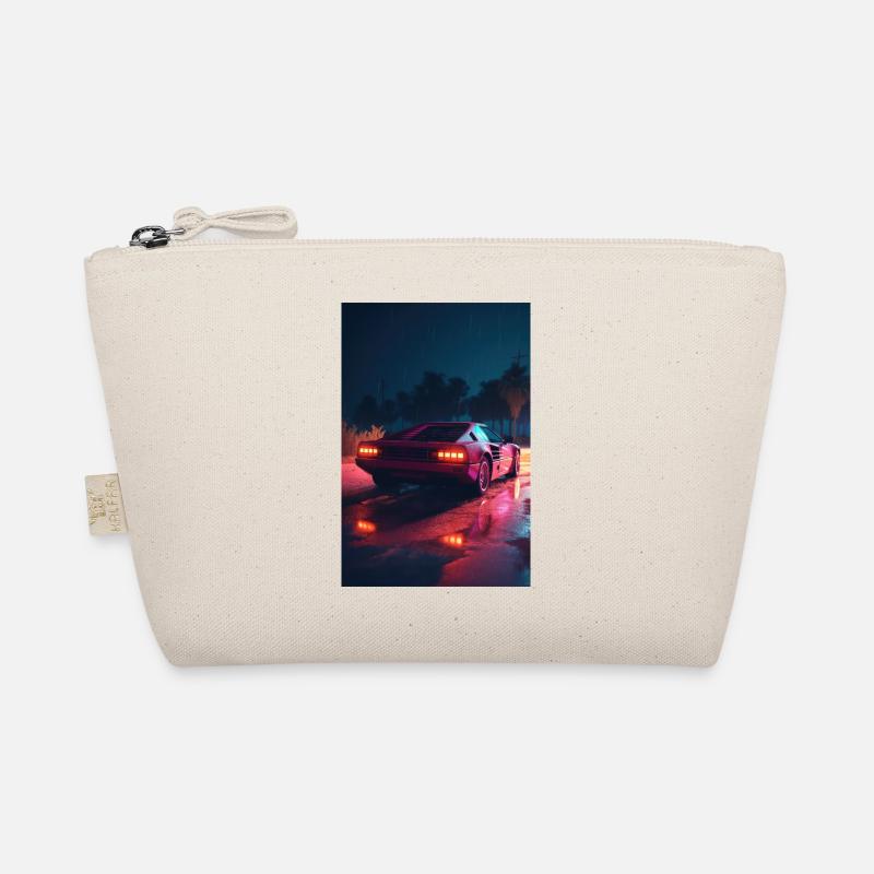 Future Drive: Neon Spuren vom Synthwave Abenteuer Bio-Täschchen