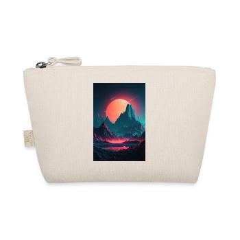 Eine Synthwave Retrowave Sinfonie in den Bergen - Bio-Täschchen - Natur - Vorne