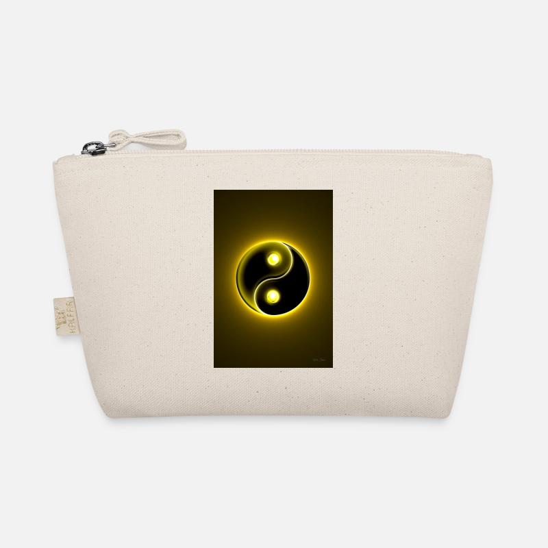 Yin Yang yellow 2 Organic Pouch
