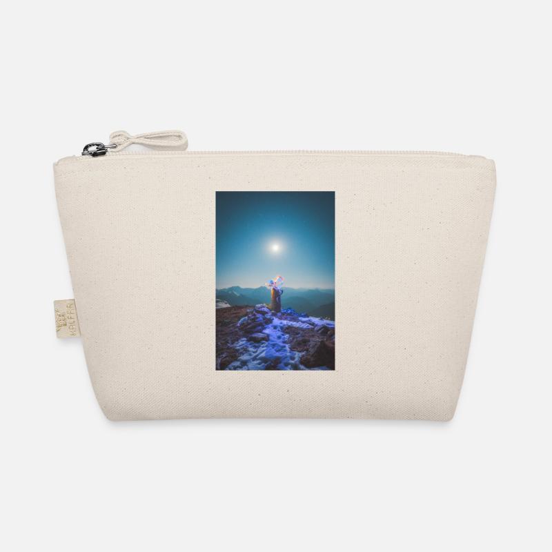 Christmas lights on Agrafa Mountain Range Organic Pouch