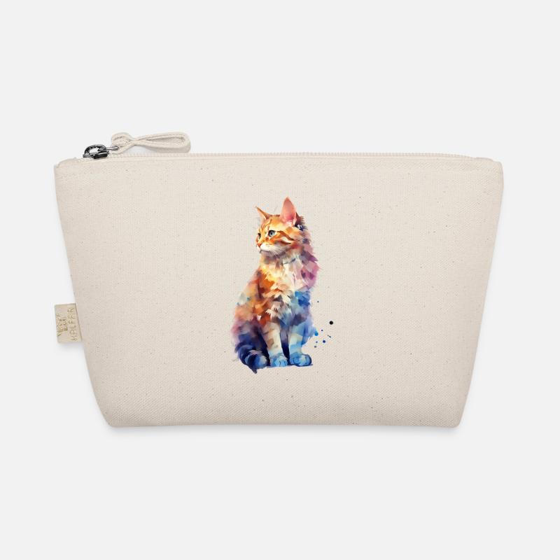 Pastel Cat Organic Pouch