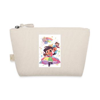 Diverse Pride Trio: Celebrating Friendship and - Organic Pouch - nature - Front