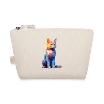 Sweet Cat Graphic Shirts - Organic Pouch - nature - Front