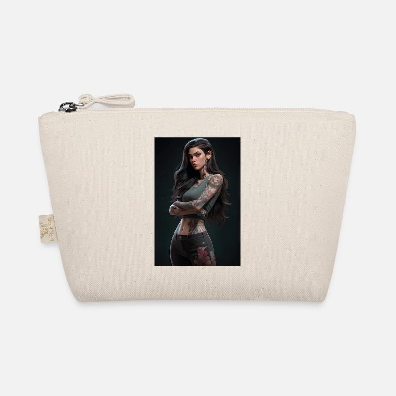 Ink Warrior: Anime Beauty Unleashed with Daring Organic Pouch