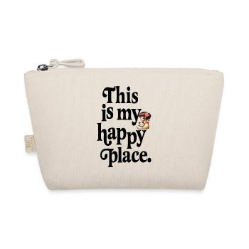 this is my happy place typography. - Trousse biologique - nature - Devant