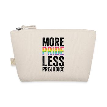 Pride Month LGBT - More Pride, Less Prejudice - Organic Pouch - nature - Front