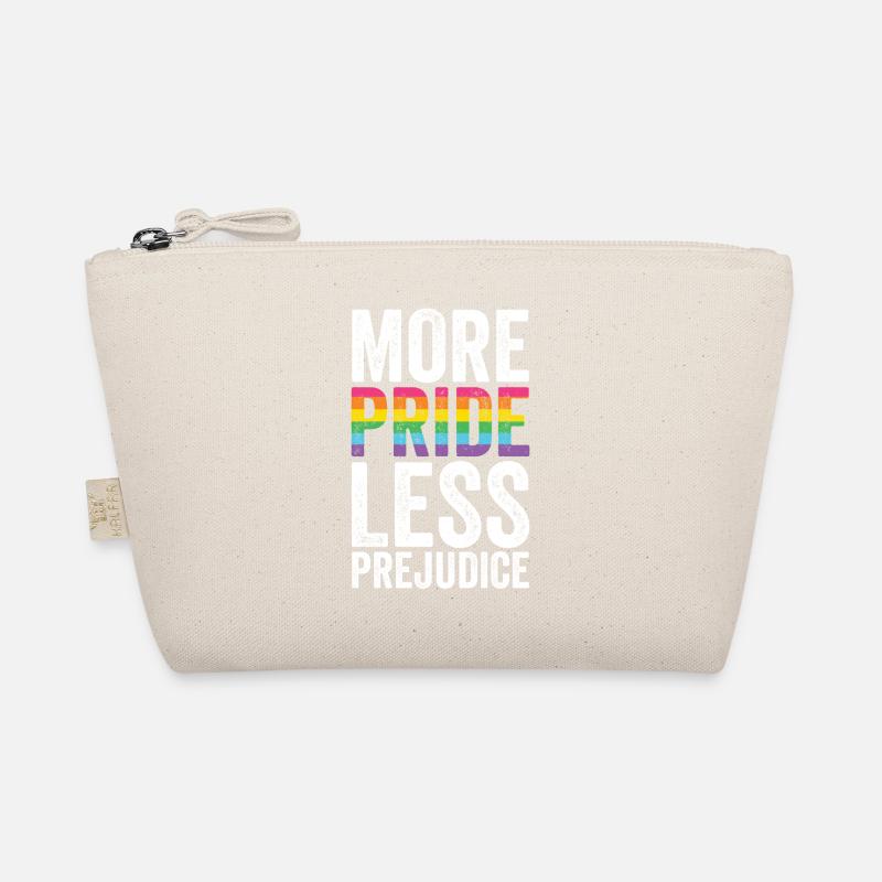 Pride Month LGBT - More Pride, Less Prejudice Organic Pouch