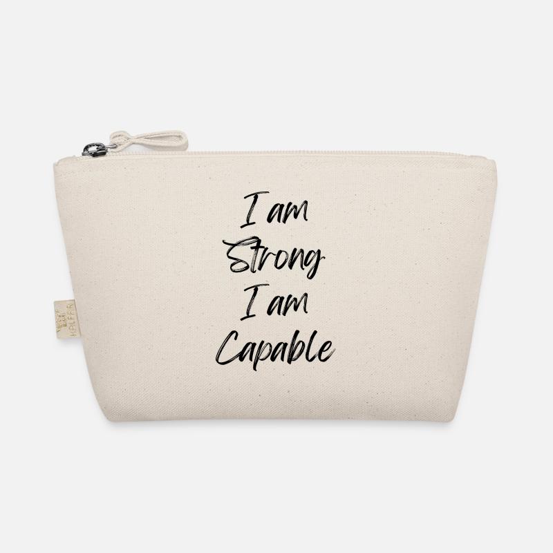 I am Strong I am Capable Organic Pouch