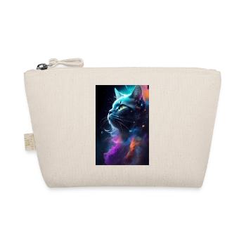 Cat Face - Organic Pouch - nature - Front