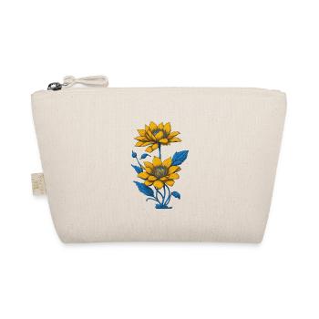 Sunflower - Poppy - Organic Pouch - nature - Front