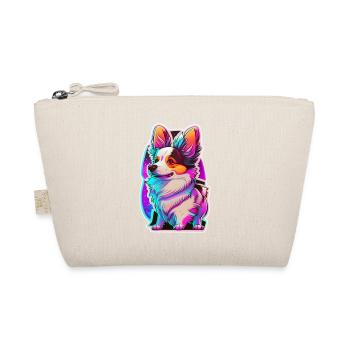 petit chien et lumiere néon - Trousse biologique - nature - Devant