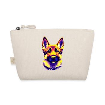 Dog Owner German Shepherd Puppy - Organic Pouch - nature - Front