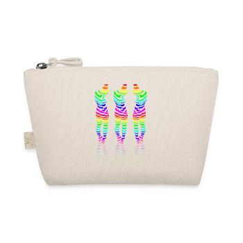 CSD 3girl friends lbgtq+ gay rainbow party lesbian - Organic Pouch - nature - Front