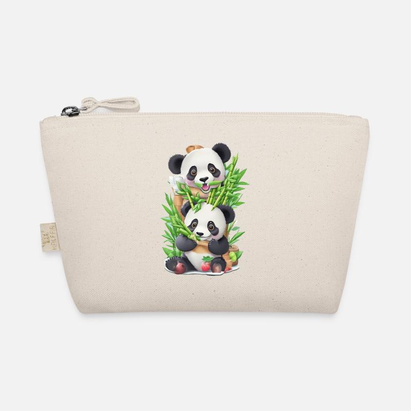 L’ours panda mange du bambou Trousse biologique