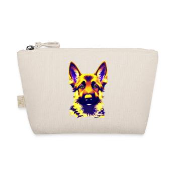 Dog Owner German Shepherd Puppy - Organic Pouch - nature - Front