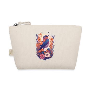 Birds in a bouquet of flowers - Organic Pouch - nature - Front