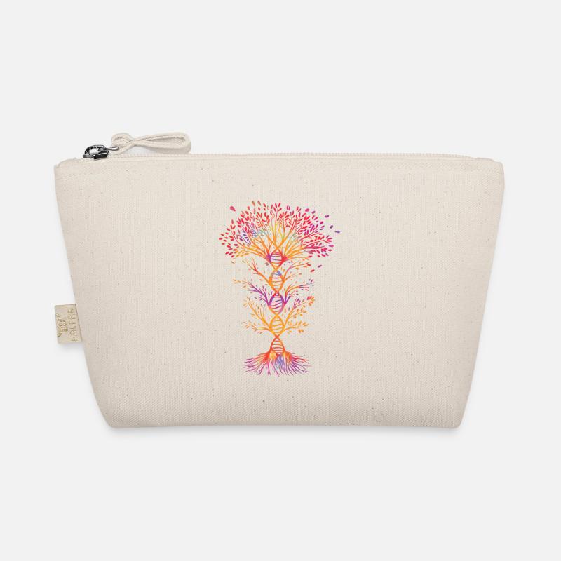 DNA Tree Colorful Organic Pouch