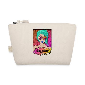 Sun-Kissed Vibes Pop Art Summer Design - Bio-Täschchen - Natur - Vorne