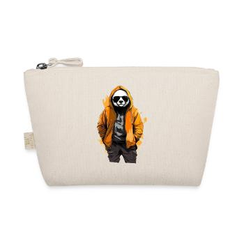 Panda grand style de rue | Amoureux des pandas - Trousse biologique - nature - Devant